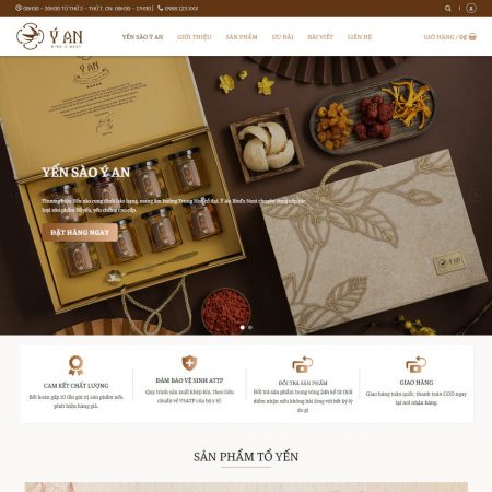 Theme wordpress bán yến sào 03